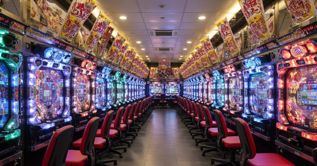 パチンコ店内フル稼働